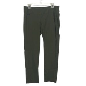 PECK & PECK Petite Olive Green Pull On Pants Size 12P